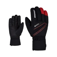 Перчатки Ziener Gunar GTX ski alpine blackred (Размер перчаток: 7)
