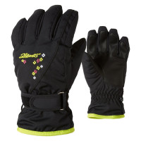 Mănuși schi Ziener Limonia Girls black (Mărime mănuși: 4)