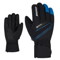 Перчатки Ziener Gunar GTX black persian blue (Размер перчаток: 8)