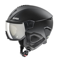 Горнолыжный шлем Uvex Instinct Visor black mat (Горнолыжные шлемы: 53-56)