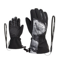 Перчатки Ziener Laval black grey (Размер перчаток: 4)