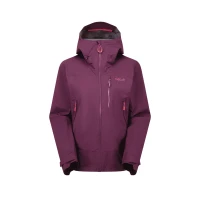 Geacă Rab Downpour Mountain Wmn (Mărime: L; Culoare: mulberry)