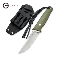 Нож с фиксированным клинком, CIVIVI, Tamashii C19046-2, D2, рукоять G10, ножны Kydex, дизайн Bob Terzuola Нож с фиксированным клинком, CIVIVI, Tamashii C19046-2, D2, рукоять G10, ножны Kydex, дизайн Bob Terzuola
