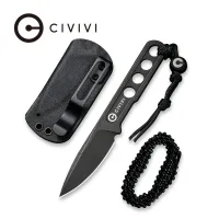 Нож с фиксированным клинком, CIVIVI, Circulus C22012-1, 10Cr15CoMoV, плоский спуск, дизайн Ostap Hel Нож с фиксированным клинком, CIVIVI, Circulus C22012-1, 10Cr15CoMoV, плоский спуск, дизайн Ostap Hel