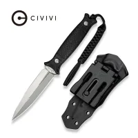 Нож с фиксированным клинком, CIVIVI, Perfrico C23026-1, сталь 14C28N, рукоять G10, ножны Kydex Нож с фиксированным клинком, CIVIVI, Perfrico C23026-1, сталь 14C28N, рукоять G10, ножны Kydex