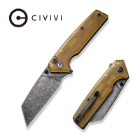 Складной нож, CIVIVI, Amirite C23028-DS1, дамасская сталь 3.48 дюйма, рукоять Ultem, замок Button Lock Складной нож, CIVIVI, Amirite C23028-DS1, дамасская сталь 3.48 дюйма, рукоять Ultem, замок Button Lock