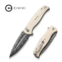 Складной нож, CIVIVI, Incindie C23053-DS1, дамасская сталь 3.48 дюйма, рукоять G10, замок Button Lock Складной нож, CIVIVI, Incindie C23053-DS1, дамасская сталь 3.48 дюйма, рукоять G10, замок Button Lock
