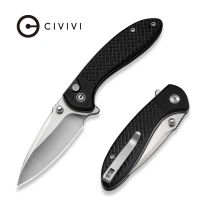 Складной нож, CIVIVI, Faeger C24031-1, сталь 14C28N 2.98 дюйма, рукоять G10 черная, Button Lock Складной нож, CIVIVI, Faeger C24031-1, сталь 14C28N 2.98 дюйма, рукоять G10 черная, Button Lock
