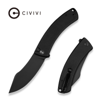 Складной нож, CIVIVI, Outlaw Muk C24079-1, клинок 14C28N 88.2мм, рукоять G10 черная, кнопочный замок Складной нож, CIVIVI, Outlaw Muk C24079-1, клинок 14C28N 88.2мм, рукоять G10 черная, кнопочный замок