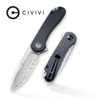 Складной нож, CIVIVI, Elementum C907DS, дамасская сталь, рукоять G10 с карбоном, лайнер-лок Складной нож, CIVIVI, Elementum C907DS, дамасская сталь, рукоять G10 с карбоном, лайнер-лок