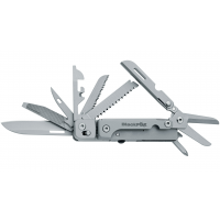 Unealtă multifuncțională FOX Black Fox Solver BF-207 — oțel AISI 440, construcție integrală din metal Unealtă multifuncțională FOX Black Fox Solver BF-207 — oțel AISI 440, construcție integrală din metal
