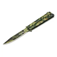 Нож бабочка BO-06EX403 FOX Balisong Camo