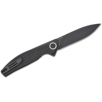 Cuțit EDC pliabil BlackFox Artia BF-765, lamă D2 cu acoperire PTFE neagră, lungime 85 mm (3,35″), grosime 3,4 mm (HRC 59–61), mâner G10 negru, mecanism de blocare a căptușelii, clemă din oțel inoxidabil, lungime totală 203 mm, greutate ~100 g Grive design Cuțit EDC pliabil BlackFox Artia BF-765, lamă D2 cu acoperire PTFE neagră, lungime 85 mm (3,35″), grosime 3,4 mm (HRC 59–61), mâner G10 negru, mecanism de blocare a căptușelii, clemă din oțel inoxidabil, lungime totală 203 mm, greutate ~100 g Grive design
