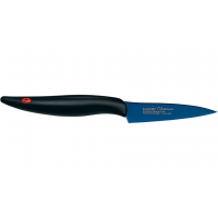 Cuțit Kasumi Yasai K‑22008B, cuțit de tăiat titan 80 mm cu acoperire din titan (albastru), oțel Molibden-Vanadiu Inox (HRC 57-59), mâner polipropilenă neagră, greutate ~45 g, lungime totală ~200 mm Cuțit Kasumi Yasai K‑22008B, cuțit de tăiat titan 80 mm cu acoperire din titan (albastru), oțel Molibden-Vanadiu Inox (HRC 57-59), mâner polipropilenă neagră, greutate ~45 g, lungime totală ~200 mm