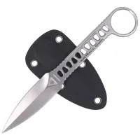 Тактический нож BO-02BO070 Boker Plus Voodoo Neck Knife с кинжальным клинком из стали 440C Stonewashed