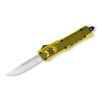 Автоматический фронтальный нож Boker CobraTec Medium Yellow Graphite Black CTK-1 Drop 06CT082