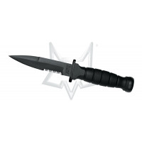 MILITARYDesign by FOX Knivescod. 1685T stainless steel 440Cтвердость HRC 57-59 рукоядь  black Kraton G