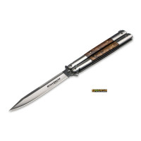Нож бабочка Balisong  BO-06EX405 Böker Magnum Balisong Wood Large