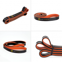 Резинка  18-40,5 кг. GU06  EXERCISE BAND HMS (black - orange)