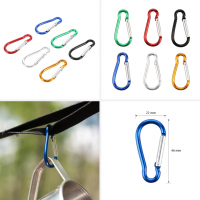 NC1700 Abisal CARABINER SET 6 PCS NILS CAMP NC1700 Abisal CARABINER SET 6 PCS NILS CAMP