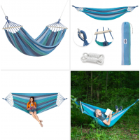 NC9004 Abisal BLUE- DARK BLUE HAMMOCK WITH 70CM WOODEN BEAM AND METAL NC9004 Abisal BLUE- DARK BLUE HAMMOCK WITH 70CM WOODEN BEAM AND METAL