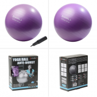 YB02 Abisal NEW 65CM PURPLE GYM BALL HMS