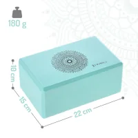 Блок для йоги KJ02-MT Abisal KJ02 YOGA BLOCK MINT HMS