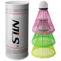 Fluturași Badminton NBL6103 Abisal NYLON SHUTTLECOCKS MULTICOLOR 3 PCS. NILS