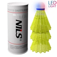 Fluturași Badminton NBL6293 Abisal NYLON SHUTTLECOCKS LED MULTICOLOR PACK OF 3 NILS