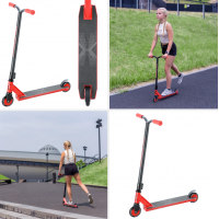 HS106 Abisal BLACK-RED STUNT SCOOTER NILS EXTREME HS106 Abisal BLACK-RED STUNT SCOOTER NILS EXTREME
