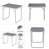 NC3020 Abisal GRAPHITE CAMPING TABLE 80X60X70 cm NILS NC3020 Abisal GRAPHITE CAMPING TABLE 80X60X70 cm NILS