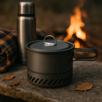 Походная кастрюля NC4203 TOURING POT WITH ALUMINUM HEAT SINK WITH LID 1000ML NILS CAMP Походная кастрюля NC4203 TOURING POT WITH ALUMINUM HEAT SINK WITH LID 1000ML NILS CAMP
