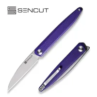 Складной нож, SENCUT, Jubil S20029-1, сталь D2 2.95 дюйма, рукоять G10 фиолетовая, лайнер-лок Складной нож, SENCUT, Jubil S20029-1, сталь D2 2.95 дюйма, рукоять G10 фиолетовая, лайнер-лок