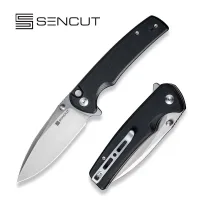 Складной нож, SENCUT, Sachse S21007-5, сталь 9Cr18MoV 88.2мм, рукоять G10, Button Lock Складной нож, SENCUT, Sachse S21007-5, сталь 9Cr18MoV 88.2мм, рукоять G10, Button Lock