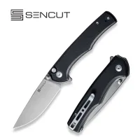 Cuțit pliabil, SENCUT, Crowley S21012-4, lamă D2 3.48 inch, mâner G10, blocare cu buton