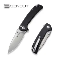 Складной нож, SENCUT, Pulsewave S23032-1, сталь 9Cr18MoV 87.7мм, рукоять G10, Button Lock Складной нож, SENCUT, Pulsewave S23032-1, сталь 9Cr18MoV 87.7мм, рукоять G10, Button Lock