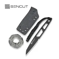 Нож с фиксированным клинком, SENCUT, TEXO S23095-1, сталь 9Cr18MoV, реверс танто, ножны Kydex Нож с фиксированным клинком, SENCUT, TEXO S23095-1, сталь 9Cr18MoV, реверс танто, ножны Kydex