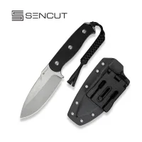Нож с фиксированным клинком, SENCUT, Toxodon S24036-1, сталь 9Cr18MoV, рукоять G10, ножны Kydex Нож с фиксированным клинком, SENCUT, Toxodon S24036-1, сталь 9Cr18MoV, рукоять G10, ножны Kydex