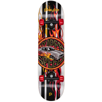 Скейтборд, Playlife, Super Charger 880323, 31 дюйм, колёса 92A, подшипники ABEC 5, русский берёза Скейтборд, Playlife, Super Charger 880323, 31 дюйм, колёса 92A, подшипники ABEC 5, русский берёза