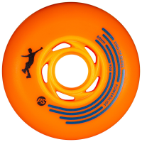 Колеса для роликов, Powerslide, King of Slides 905452, 80мм, 90A, урбан, оранжевые