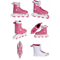 Роликовые коньки 880354 Playlife Kids Cruiser Pink Size 39-42 Роликовые коньки 880354 Playlife Kids Cruiser Pink Size 39-42