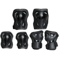 Детский комплект защиты Rollerblade 069P0200100 Rollerblade SKATE GEAR JUNIOR 3 PACK BLACK S – наколенники, налокотники, защита запястий