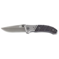 Cuțit PUMA TEC one-hand knife (420, titanized/ebony wood)