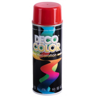 Спрей Deco Color краска Decoration RAL 3000 красный 400ml
