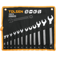Set de 12 chei combinate 6-22mm 15075 Tolsen Set de 12 chei combinate 6-22mm 15075 Tolsen