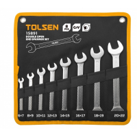 Set 8 chei duble deschise 6-22mm Tolsen Set 8 chei duble deschise 6-22mm Tolsen