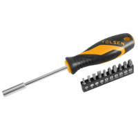 Set surubelnita cu 11 bite Tolsen
