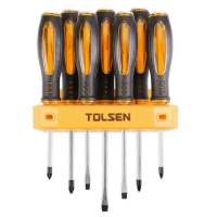 Set 7 surubelnite cu impact Tolsen Set 7 surubelnite cu impact Tolsen