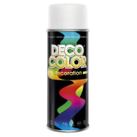 Спрей Deco Color краска Decoration Ral 9010 белый мат 400ml