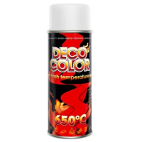 Спрей Deco Color краска High Temperature 650C белый 400ml
